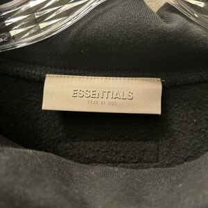 Essentials Fear of God Black Hoodie